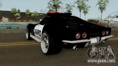 Chevrolet Corvette C3 Stingray Police LSPD para GTA San Andreas