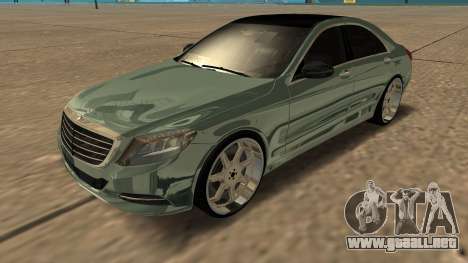 Mersedes-Benz S63 W222 Bulkin Amoral para GTA San Andreas