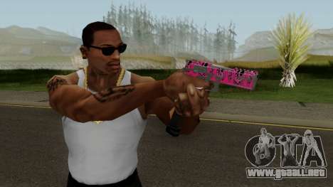 GTA Online Gunrunning Pistol MK.II Pink Skull para GTA San Andreas