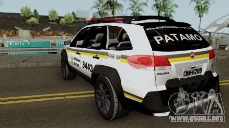Fiat Palio Weekend Brazilian Police (Patamo) para GTA San Andreas