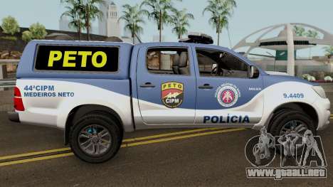 Toyota Hilux 2015 PETO CIPM PMBA para GTA San Andreas