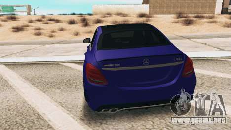Mercedes-Benz C63S AMG para GTA San Andreas