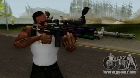 Rainbow Sniper Rifle para GTA San Andreas