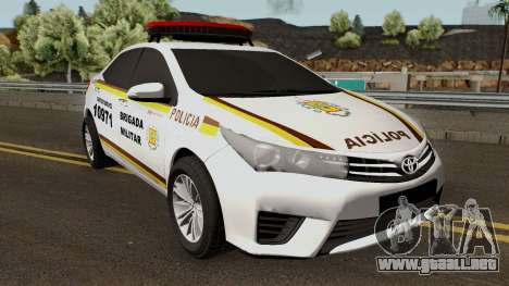 Toyota Corolla Brazilian Police (Patamo) para GTA San Andreas