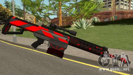 New Sniper Rifle (Red) para GTA San Andreas