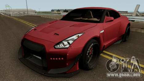 Nissan GT R35 (Rocket Bunny) Edition para GTA San Andreas