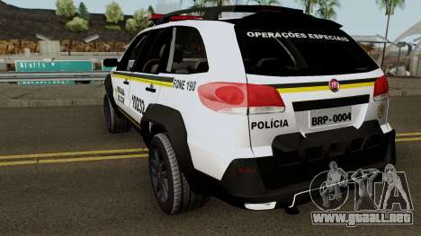 Fiat Palio Weekend Brazilian Police para GTA San Andreas