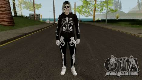 Female GTA Online Halloween Skin 1 para GTA San Andreas