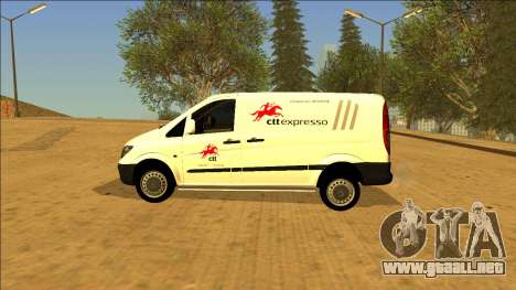 Mercedes Vito CTT - Portuguese Mail Van para GTA San Andreas
