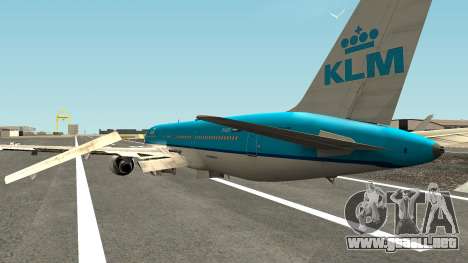 Boeing 767-300 KLM Livery para GTA San Andreas