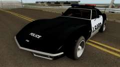 Chevrolet Corvette C3 Stingray Police LSPD para GTA San Andreas