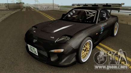 Mazda RX-7 FD3s Touge Warior - Black Brother para GTA San Andreas