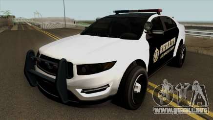 Ford Taurus Sheriff (Interceptor style) 2012 para GTA San Andreas