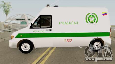 Mercedes Benz Sprinter Policia para GTA San Andreas
