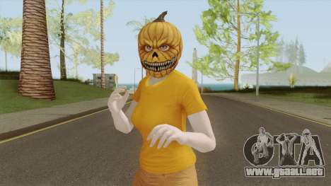 GTA ONLINE Halloween Skin Female para GTA San Andreas