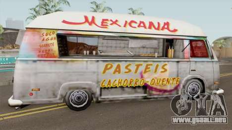 Hotdog Van Lanche Mexicana para GTA San Andreas