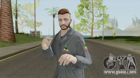 GTA Online Skin Alienbuster Male para GTA San Andreas