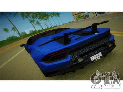 Lamborghini Huracan Performante Spyder para GTA Vice City