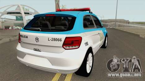 Volkswagen Gol G6 PMERJ para GTA San Andreas