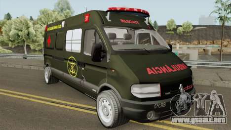Renault Master Ambulance Dos Fuzileiros Navais para GTA San Andreas