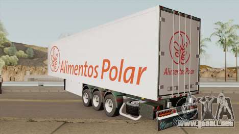 Remolque Alimentos Polar para GTA San Andreas