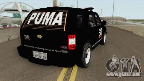 Chevrolet Blazer 2012 PUMA PC-MG para GTA San Andreas