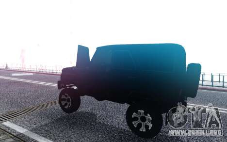 UAZ hunter Trineo FSB para GTA San Andreas