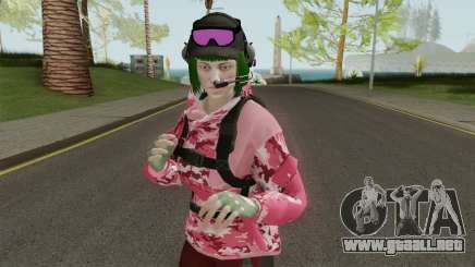 R6S Ela with Christmas Outfit (GTA Online MP) para GTA San Andreas