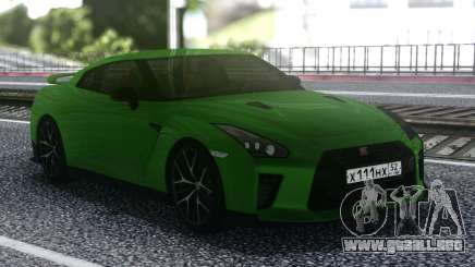 Nissan GT-R R35 Coupe Green para GTA San Andreas