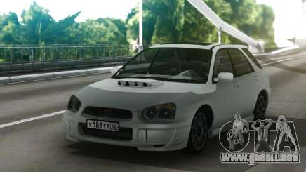 Subaru Impreza WRX Wagon White para GTA San Andreas