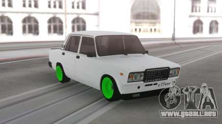 2107 Verde ruedas para GTA San Andreas