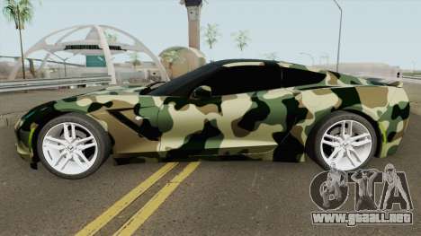 Chevrolet Corvette C7 (Army Style) para GTA San Andreas