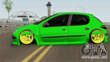 Peugeot 206 Two Face para GTA San Andreas