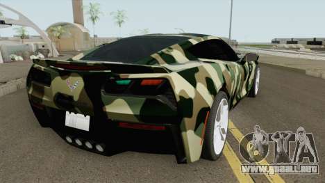 Chevrolet Corvette C7 (Army Style) para GTA San Andreas