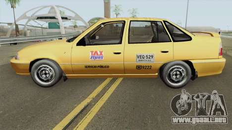 Daewoo Cielo Taxi Colombiano para GTA San Andreas