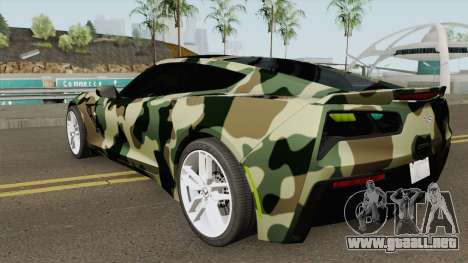 Chevrolet Corvette C7 (Army Style) para GTA San Andreas