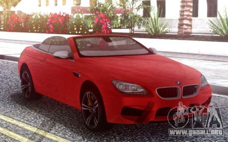 BMW M6 F12 para GTA San Andreas