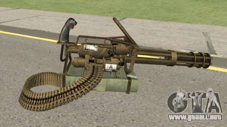 M-134 Minigun Desert Ops Camo para GTA San Andreas