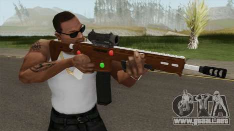 GTA Online: Carbine Rifle Mk.II Fruitcake para GTA San Andreas