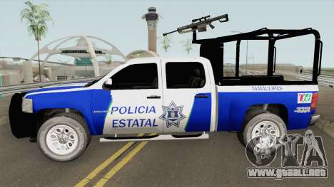 Chevrolet Silverado Policia Estatal Tamaulipas para GTA San Andreas