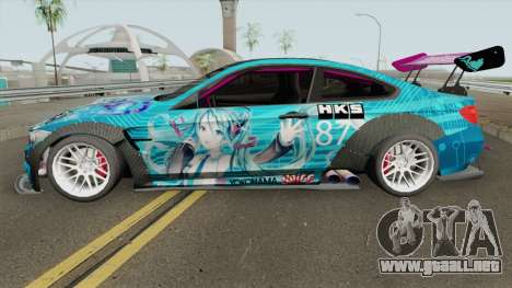 BMW M4 F82 Hatsune Miku para GTA San Andreas