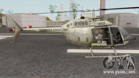 Bell OH-58A Kiowa para GTA San Andreas