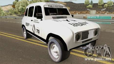 Renault 4 Rally of Pablo Escobar Series para GTA San Andreas