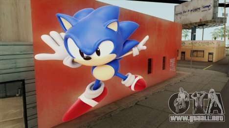 Sonic Wall Mod para GTA San Andreas