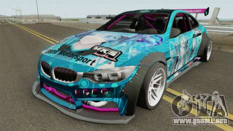 BMW M4 F82 Hatsune Miku para GTA San Andreas