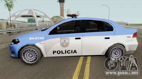 Volkswagen Voyage G6 Policia RJ para GTA San Andreas