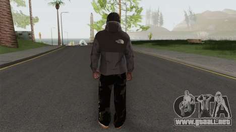 The North Face Black Guy para GTA San Andreas