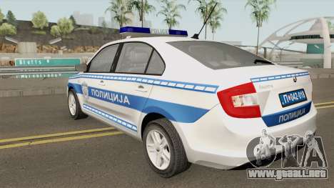 Skoda Rapid Policija para GTA San Andreas