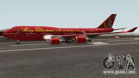 Boeing 747-400 Christmas para GTA San Andreas