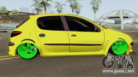 Peugeot 206 Two Face para GTA San Andreas